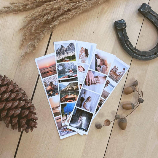 Custom retro photo strips – create vintage-style photobooth prints with your favorite pictures.